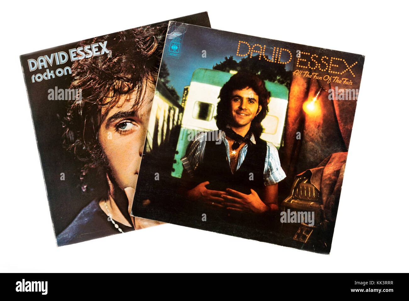 David Essex, Rock, copertina, 1973, tutto il divertimento della fiera, copertina, 1975, Foto Stock