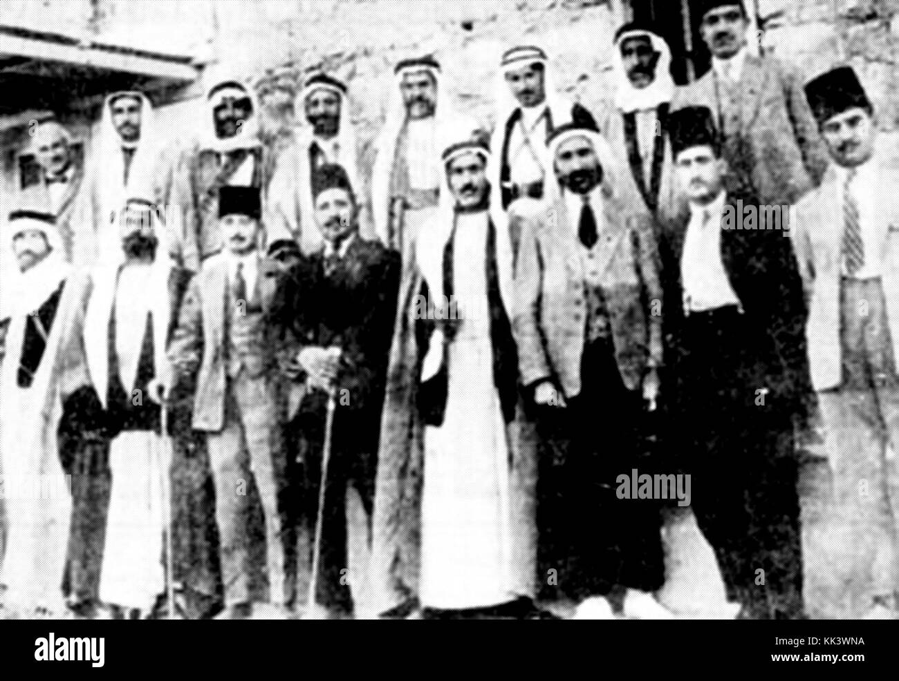 La Giordania conferenza nazionale 1930 Foto Stock