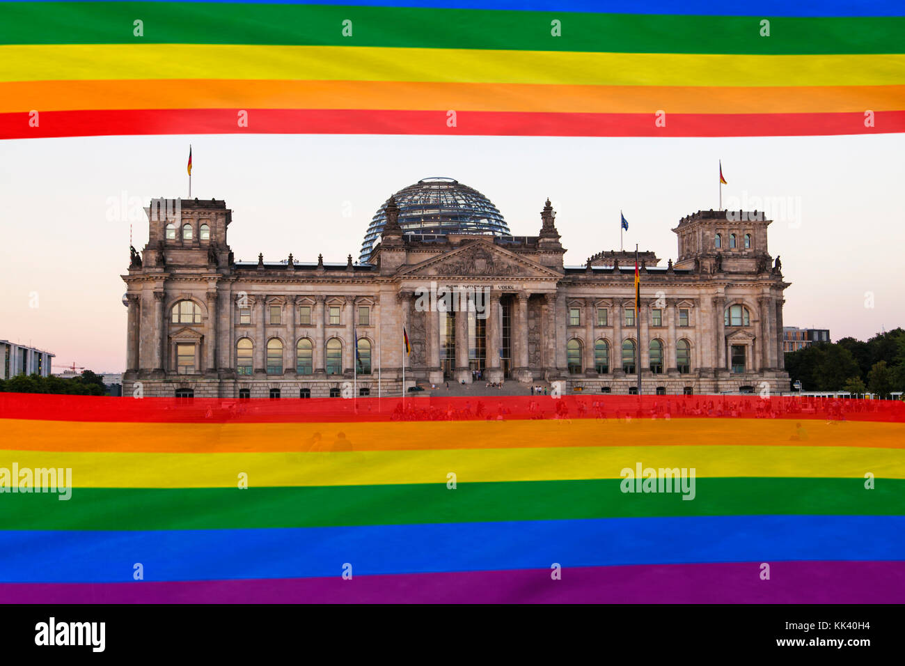 Il Parlamento tedesco Foto Stock