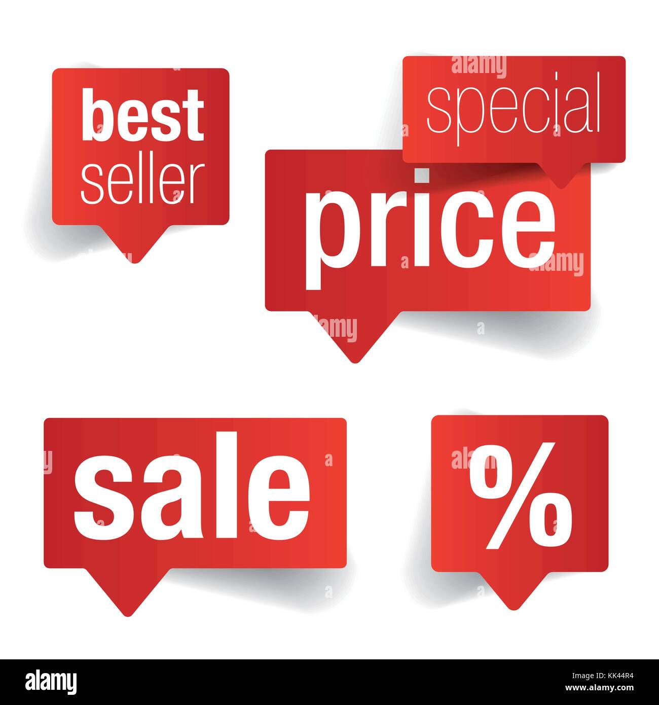 Prezzo speciale, best seller e vendita vettore di etichetta Illustrazione Vettoriale