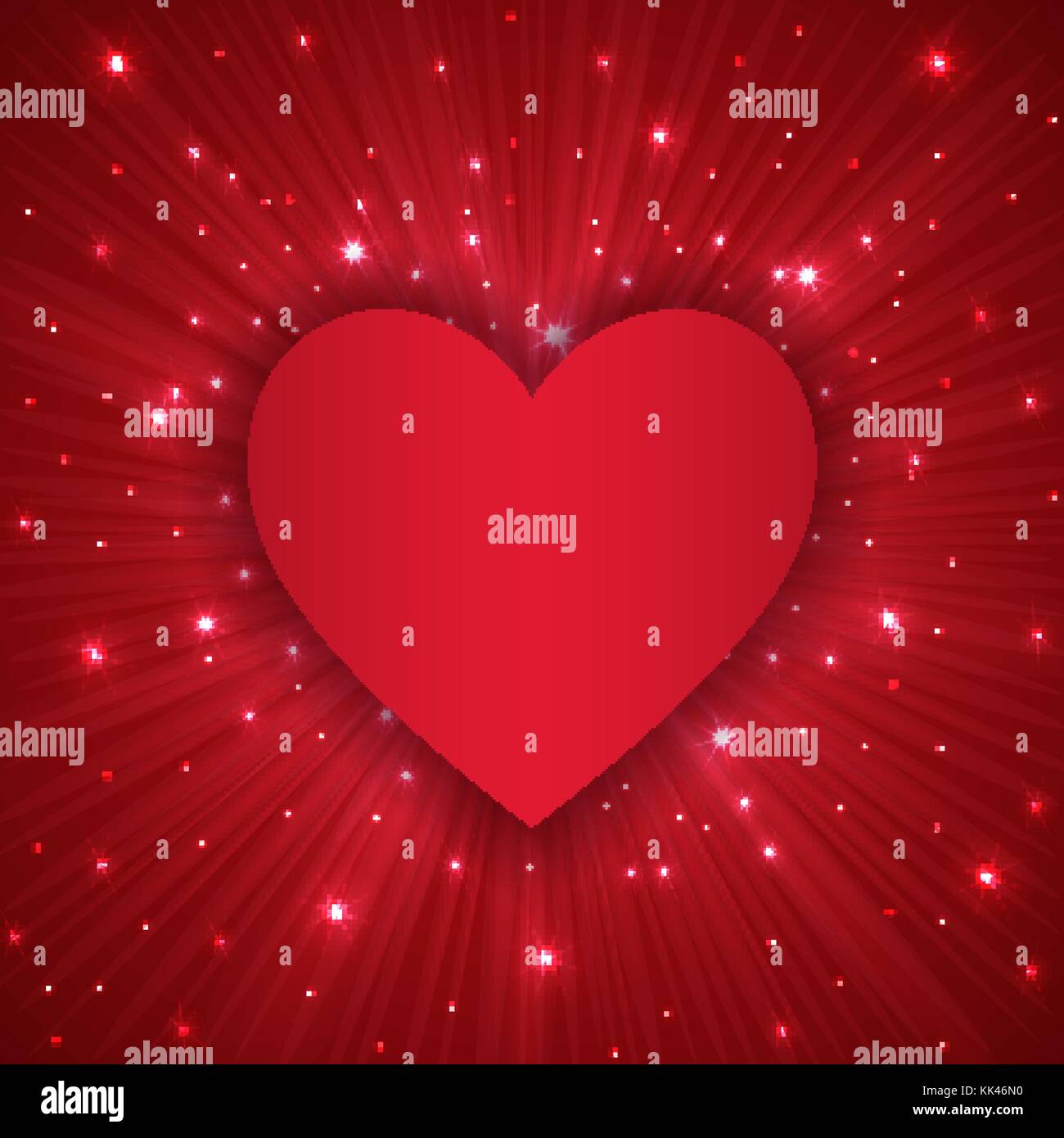 Il giorno di san valentino lo sfondo con il cuore rosso Immagine e  Vettoriale - Alamy
