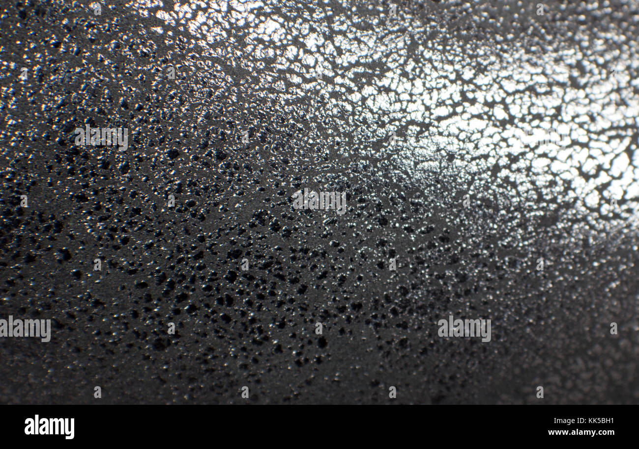 Close up dettaglio di grigio o di colore argento texture in pelle Foto Stock