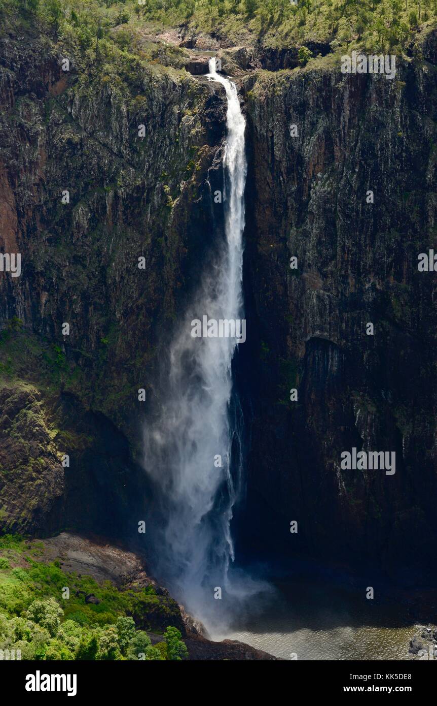 Wallaman cade in girringun national park, Queensland, Australia Foto Stock