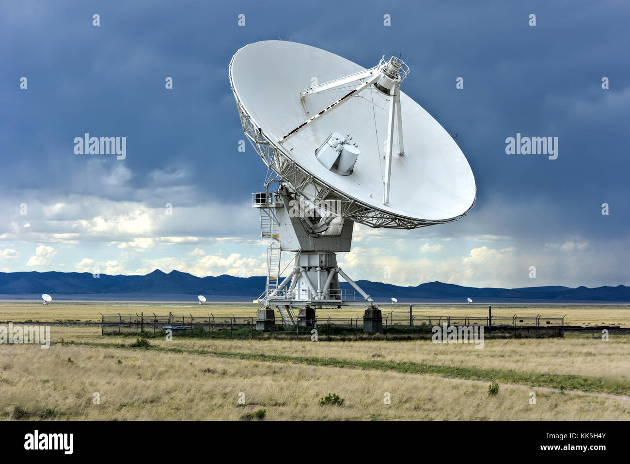 Il karl g. jansky molto grandi array (VLA) è una radio astronomia osservatorio situato sulle pianure di san agustin in Nuovo Messico. Foto Stock