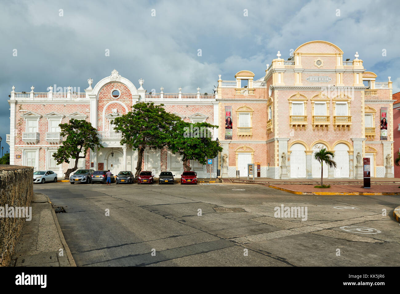 Teatro Heredia, Cartagena de Indias, Colombia, Sud America Foto Stock