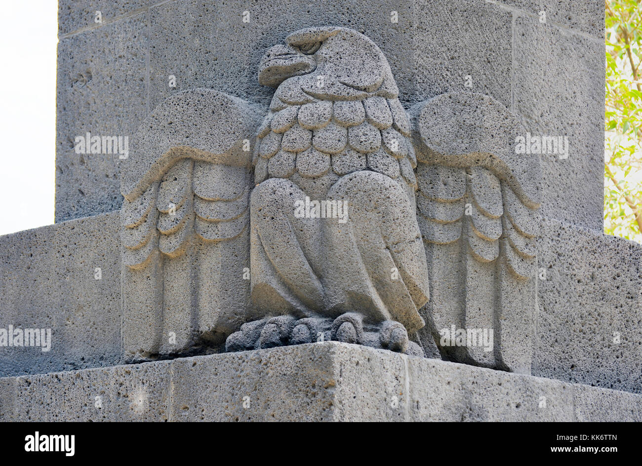 Eagle sul monumento alla rivoluzione messicana (monumento a la Revolucion mexicana). costruito in piazza della repubblica a Città del Messico nel 1936. Foto Stock