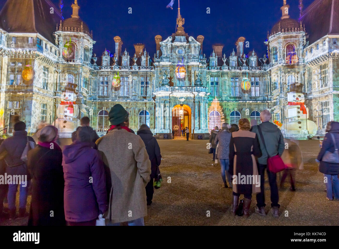 Waddesdon Manor, vicino a Aylesbury, Buckinghamshire, Inghilterra, Regno Unito Foto Stock