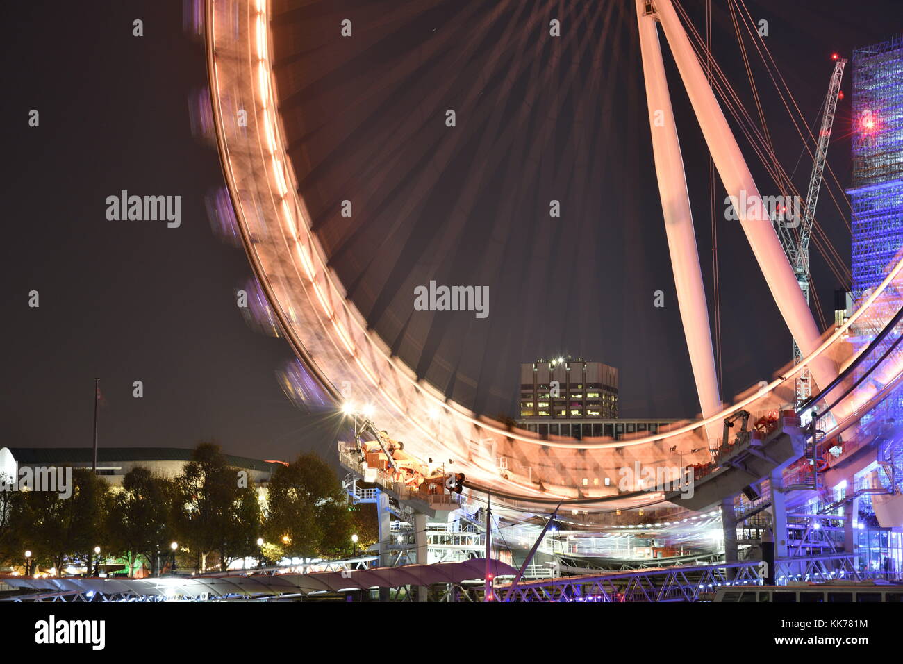 Londra di notte Foto Stock