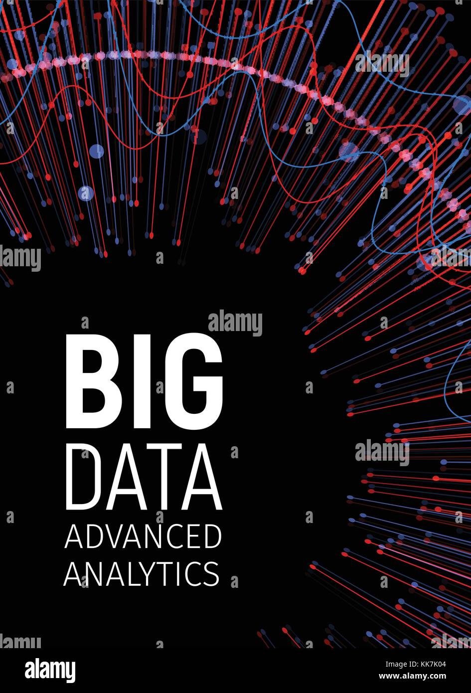 Dati di grande energia visiva frattali. technology network ed infografico. informazioni analytics design. illustrazione vettoriale. Illustrazione Vettoriale