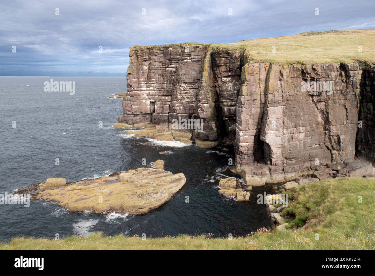 Handa Island, Scozia. Un'isola disabitata al largo della costa nord ovest della Scozia che è gestito dalla Scottish wildlife trust come una riserva di uccelli Foto Stock