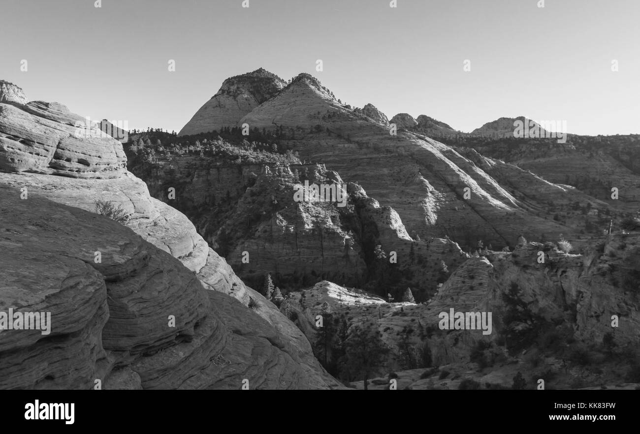 Parco nazionale di Zion Foto Stock