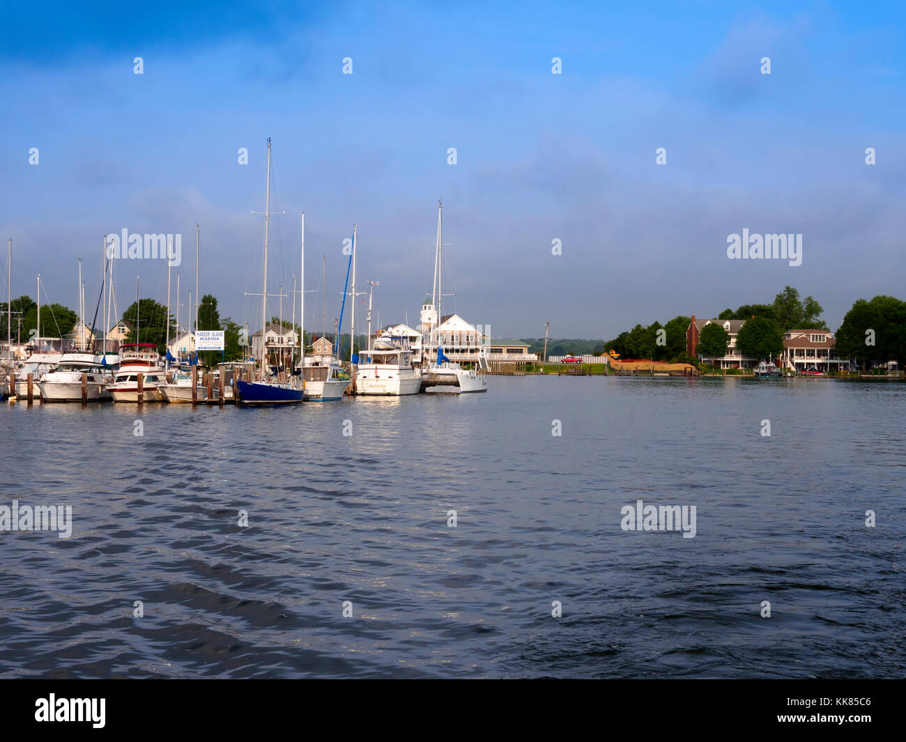 Yacht Harbour, isola delle Salomone, Maryland Foto Stock