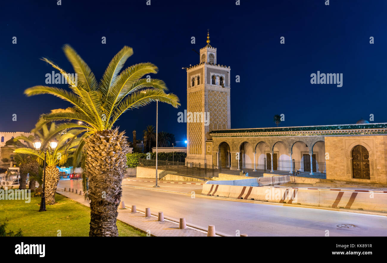 Moschea Kasbah, monumento storico in Tunisi Tunisia Africa del nord Foto Stock