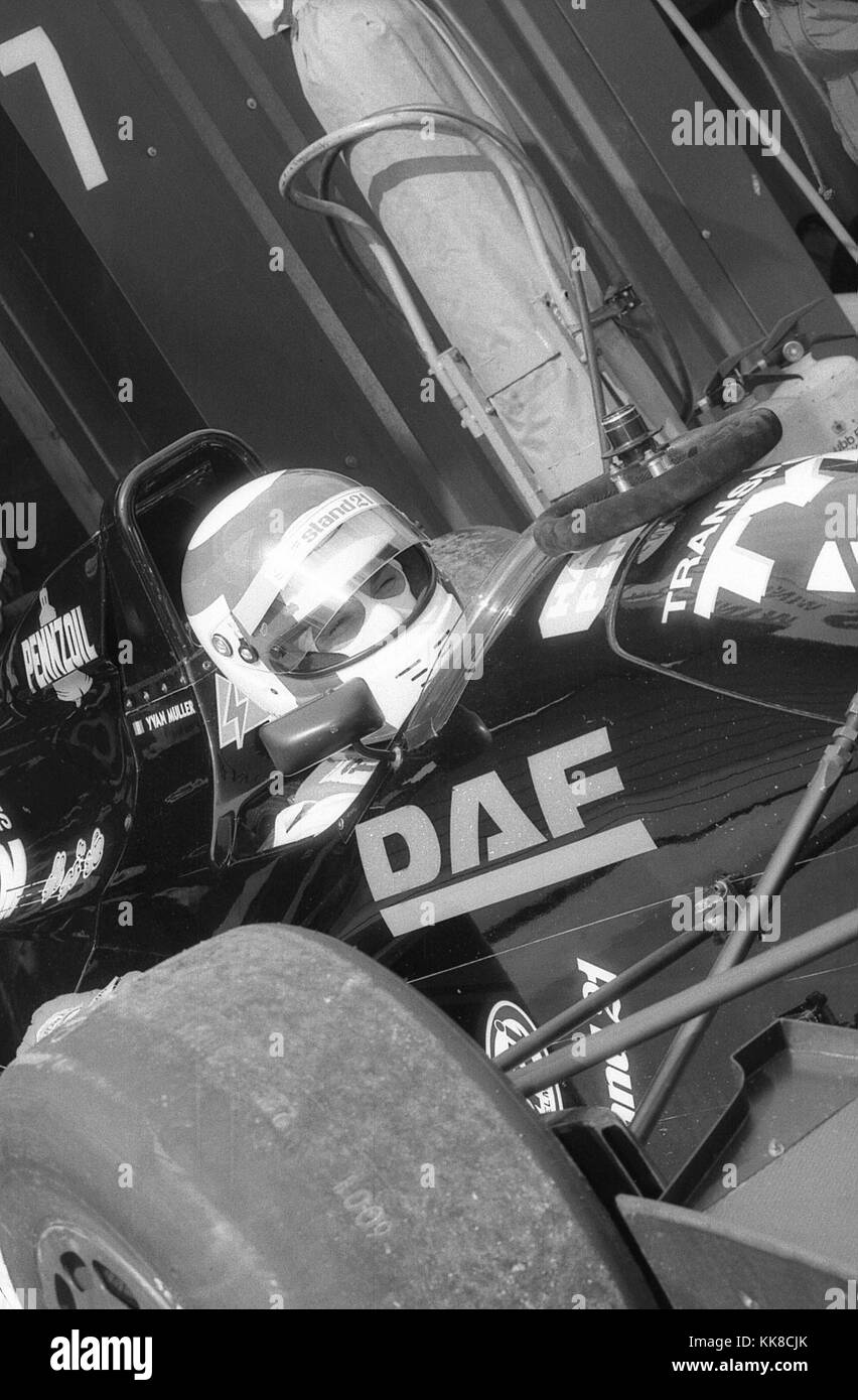 Yvan Muller, British Formula 2 prova di giornata, Oulton Park Aprile 1992 Foto Stock