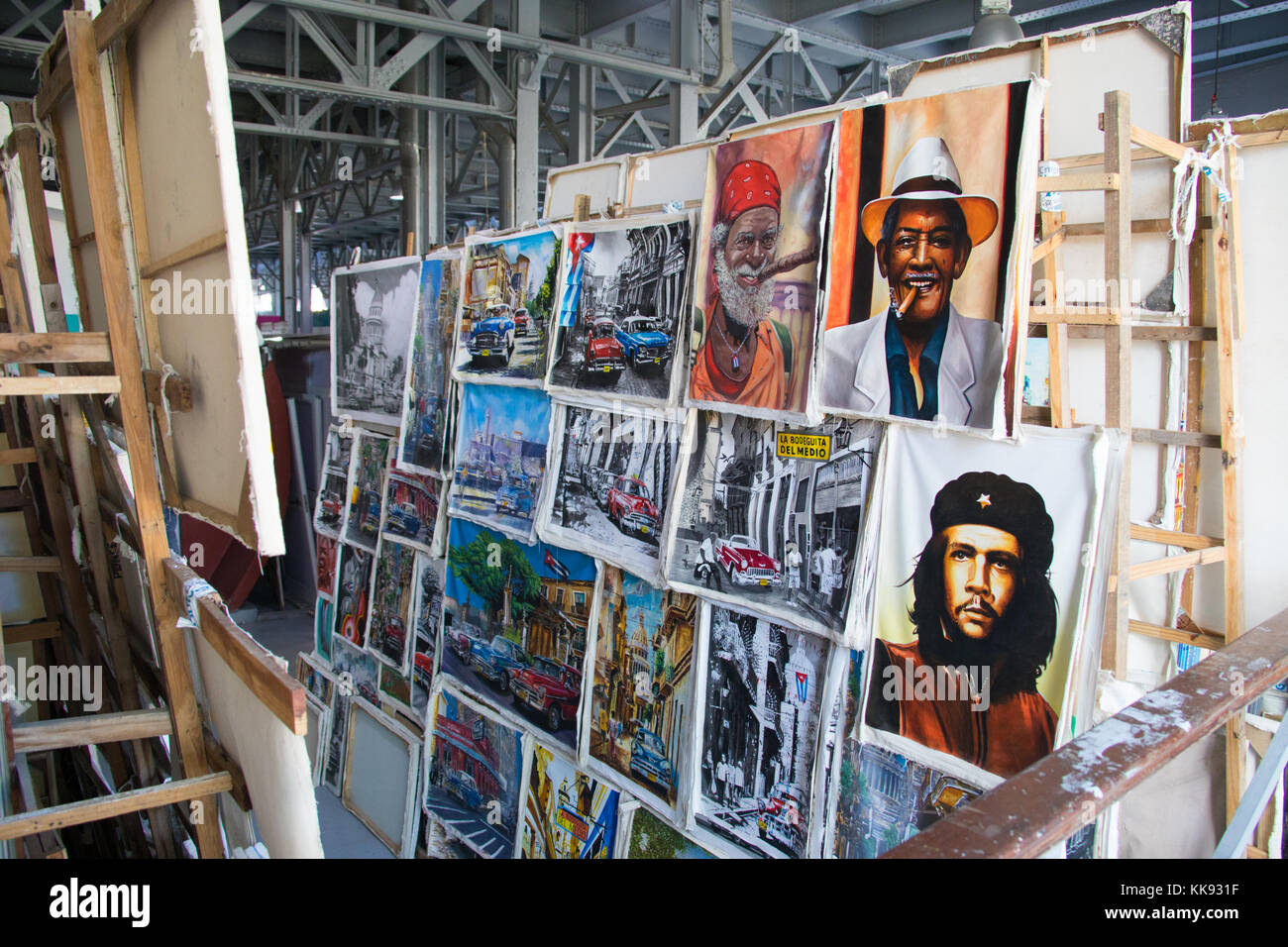 Centro Cultural Antiguos Almacenes De Deposito San Jose mercato, Havana, Cuba Foto Stock