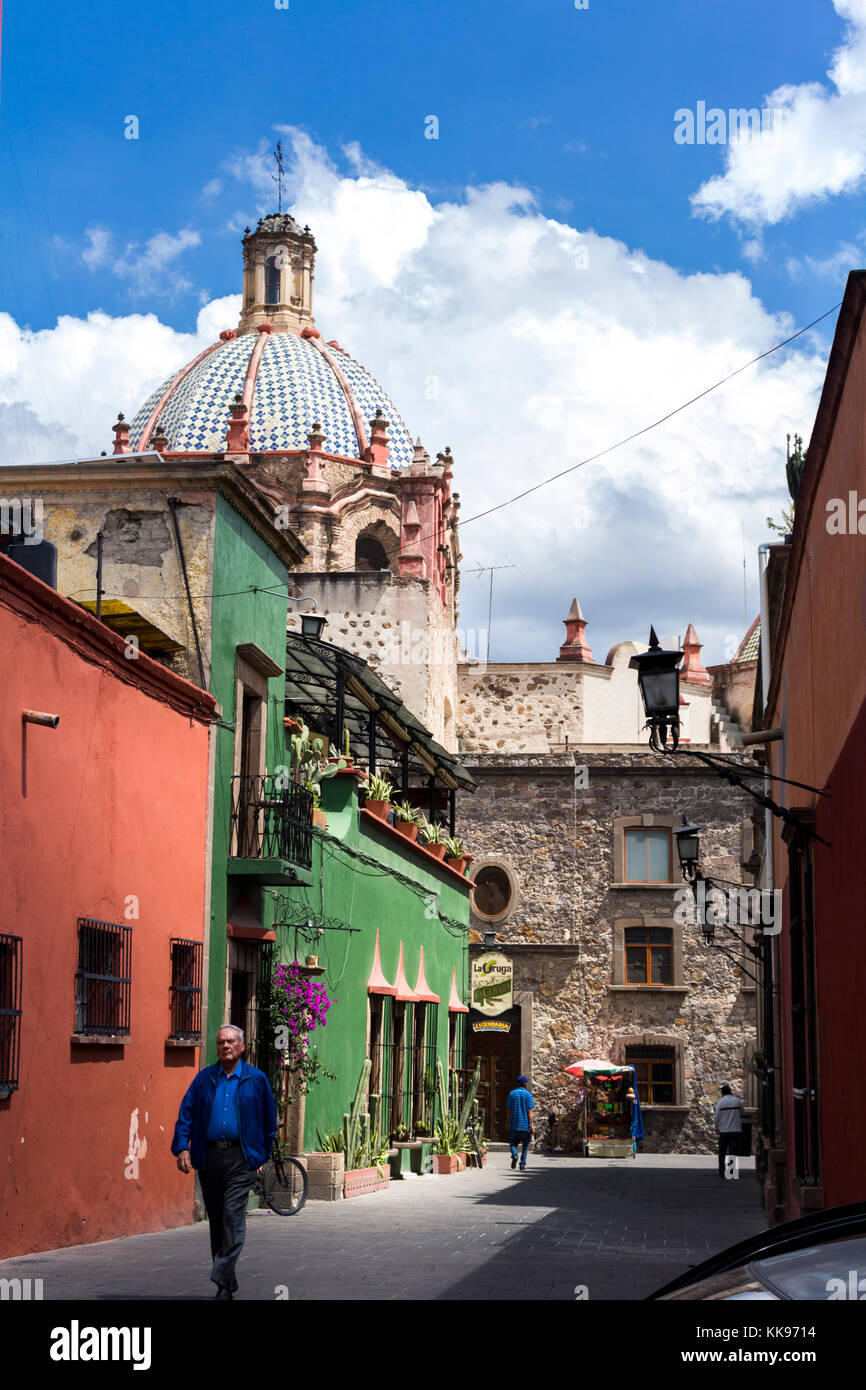 Il centro in una giornata estiva. San Luis Potosí, San Luis Potosí. Messico Foto Stock