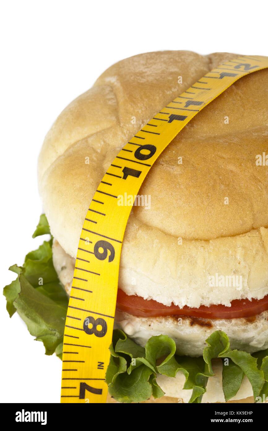 Ingrasso burger Foto Stock