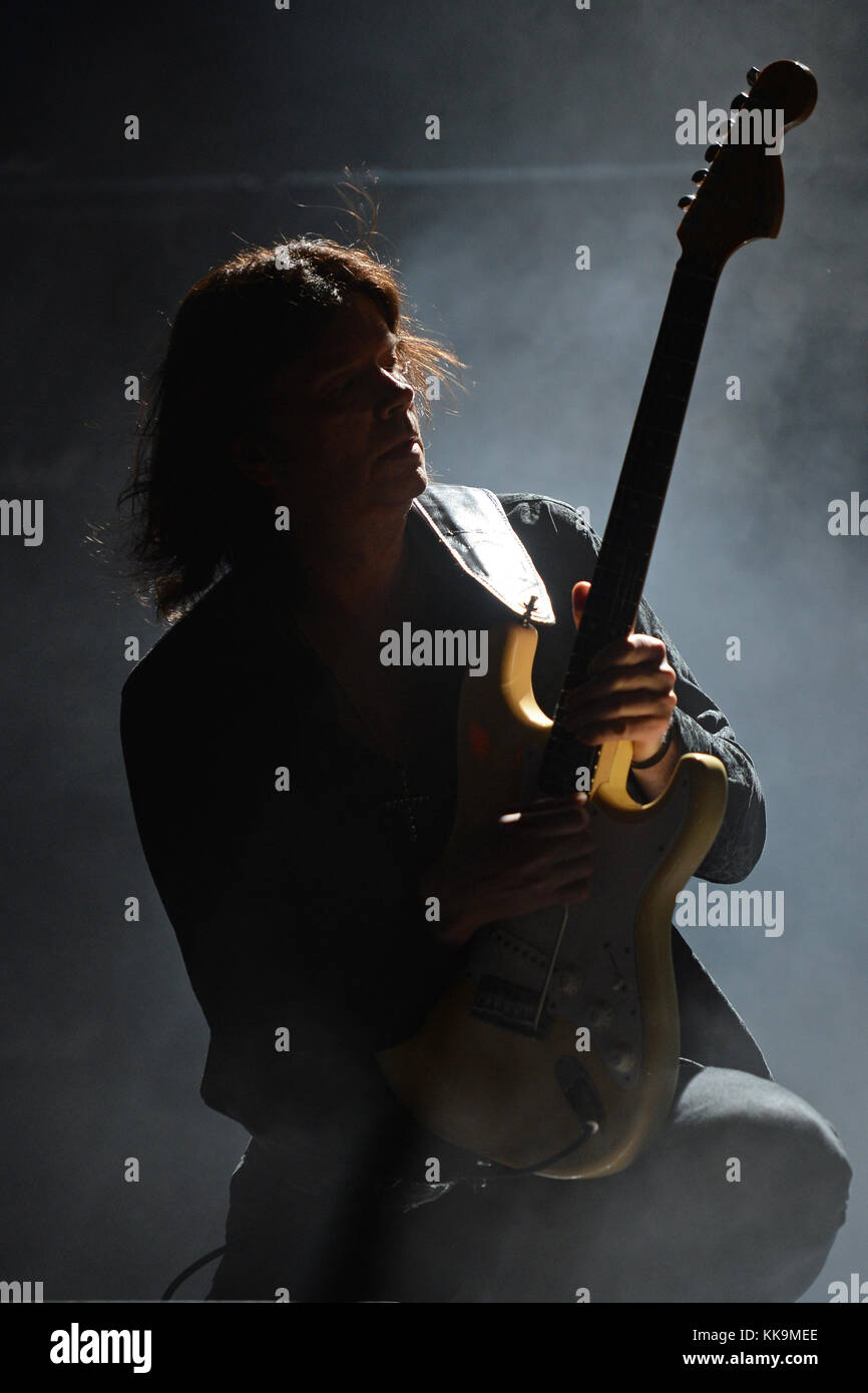 FORT LAUDERDALE, FL - FEBBRAIO 02: John Norum of Europe si esibisce alla Rivoluzione il 2 Febbraio 2016 a Fort Lauderdale, Florida persone: John Norum Foto Stock