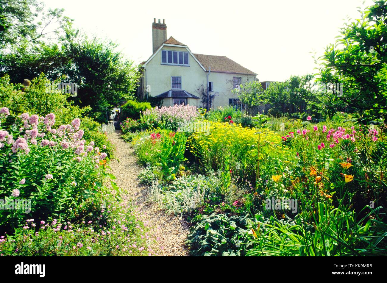 Fattoria di Charleston in east sussex, Inghilterra. casa di vanessa e Clive Bell e Duncan Grant. scrittori artisti del gruppo Bloomsbury Foto Stock