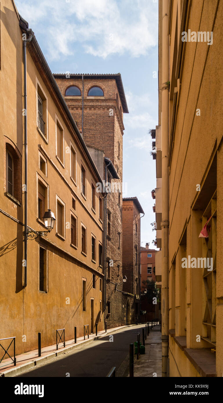 Hôtel de Mansencal, hôtel particulier, townhouse mansion, 1527-47, rue Espinasse, Toulouse, Haute-Garonne, Occitanie, Francia Foto Stock