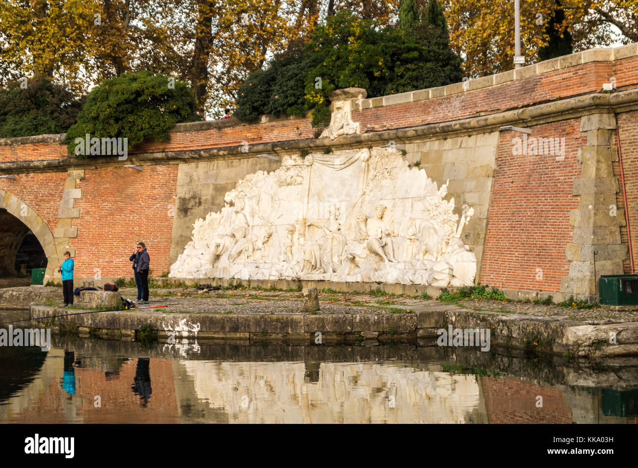 Ponts Jumeaux, 1774, Port de Embouchure, giunzione del Canal du Midi e Canal Latéral de la Garonne, Toulouse, Haute-Garonne, Occitanie, Francia Foto Stock