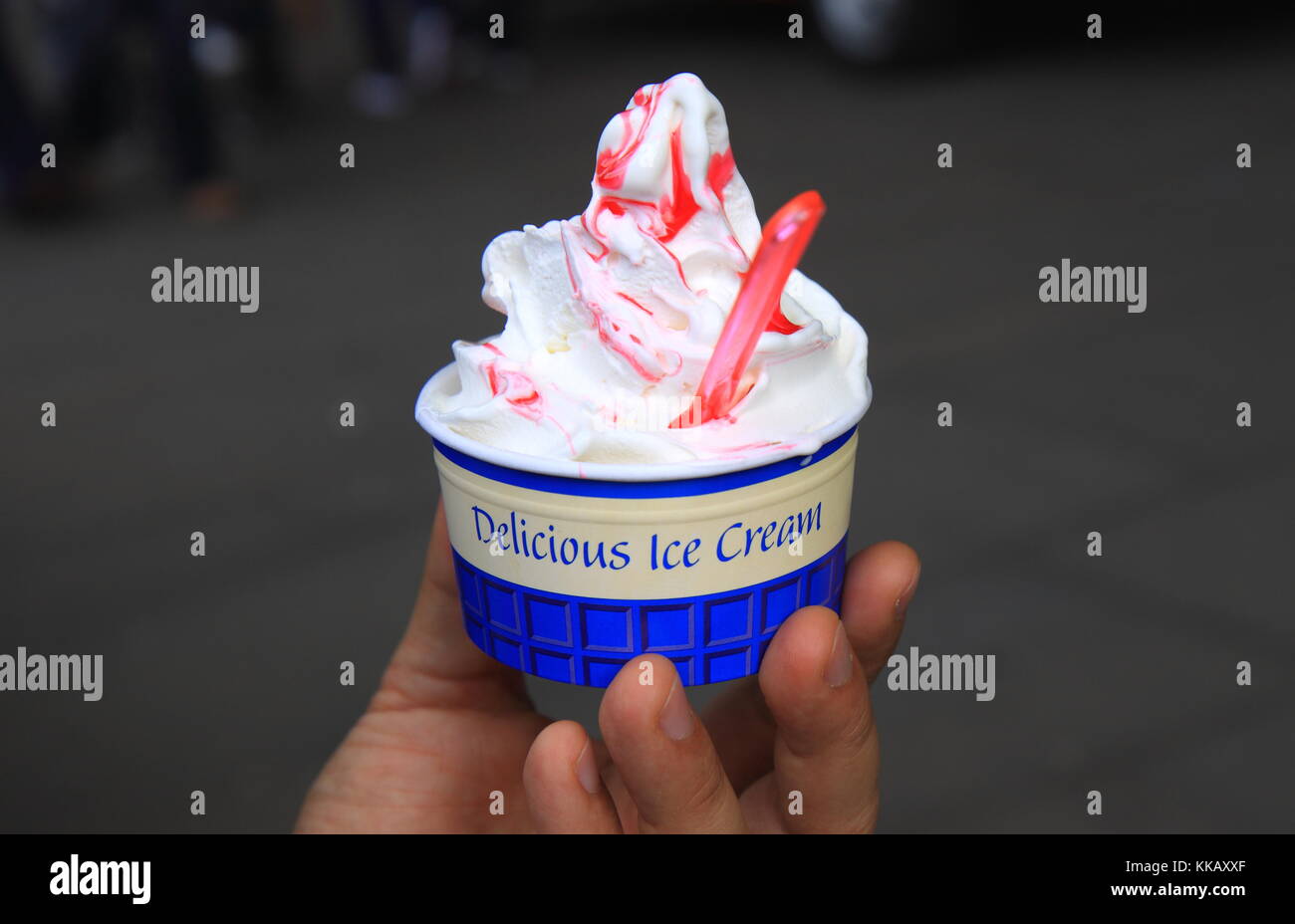Deliziosi gelati fatti in Regno Unito Foto Stock