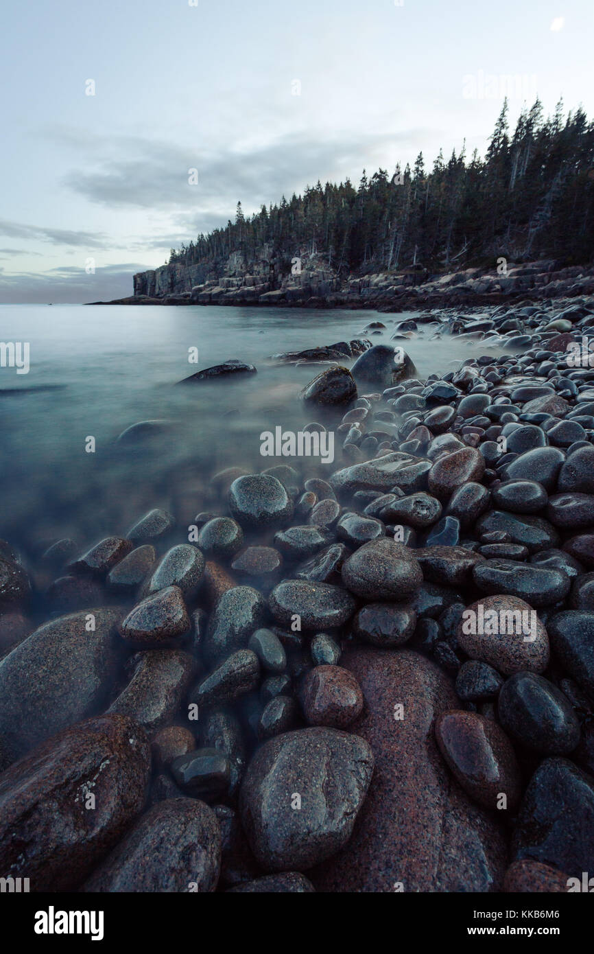 Parco nazionale di Acadia sull'isola di Mount Desert, Maine Foto Stock