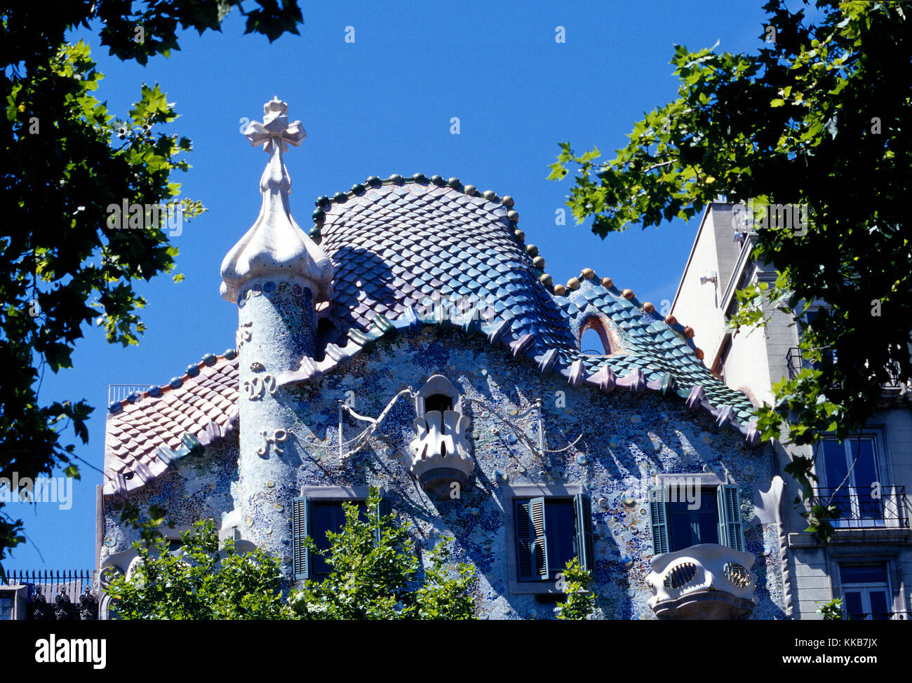 Casa Batllo. Barcellona Foto Stock