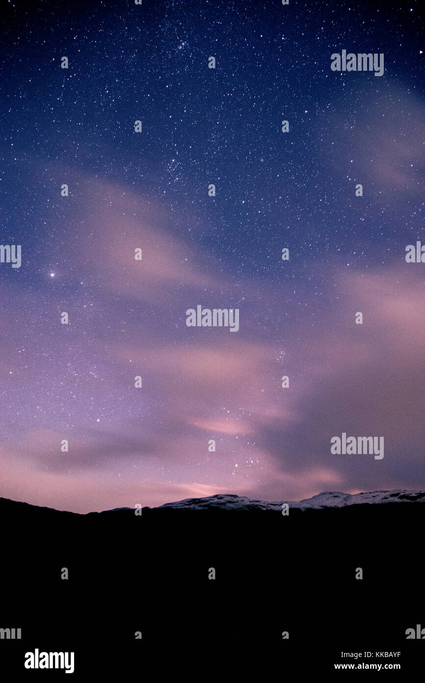 Stelle prese a tarbet, SCOZIA Foto Stock