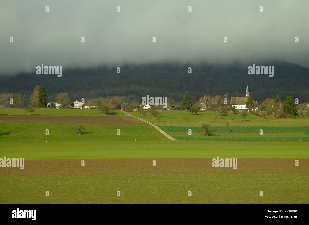 Villaggio di Beringen (Kanton Schaffhausen, Svizzera) Foto Stock