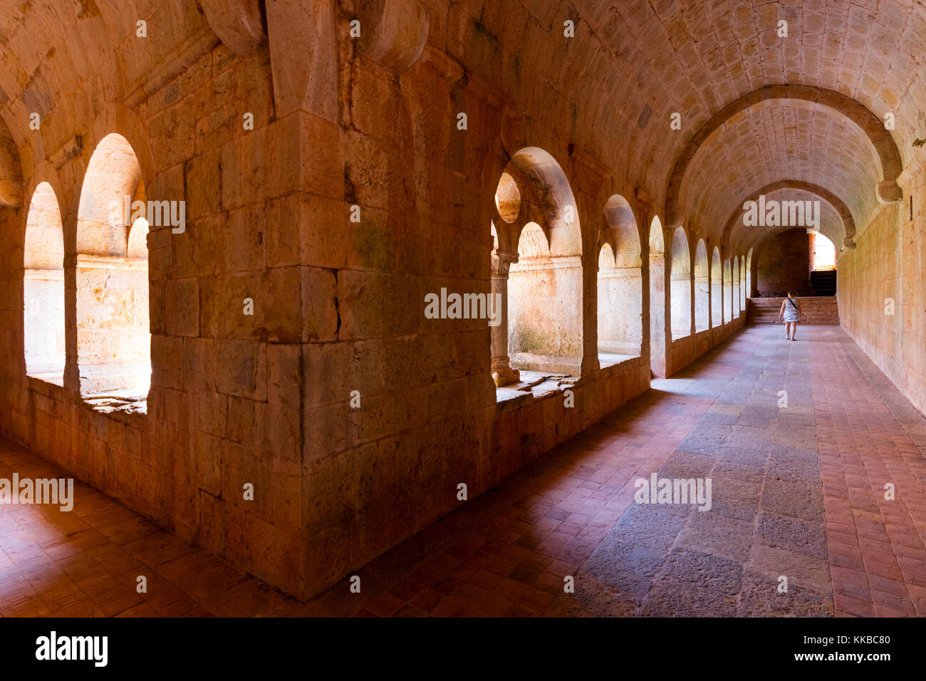 Le Thoronet abbazia, l'abbaye du thoronet, var, dipartimento di architettura cistercense, provence, Francia Foto Stock