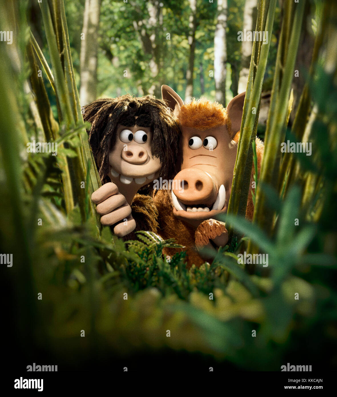 Data di rilascio: febbraio 16, 2018 Titolo: inizio uomo STUDIO: Lionsgate Regia: Nick Park Stampa: insieme all'alba di tempo, quando le creature preistoriche e mammut lanosi si aggiravano la terra, inizio l'uomo racconta la storia di scavati, lungo con sidekick Hognob come si uniscono la sua tribù contro un nemico potente Signore Nooth e la sua età del Bronzo città per salvare la propria casa. STARRING: EDDIE REDMAYNE voci scavati con Hognob. (Credito Immagine: © Lionsgate/Entertainment Immagini) Foto Stock