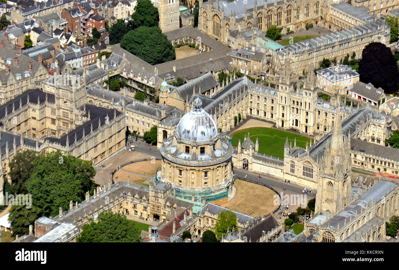 Oxford dall'aria Foto Stock