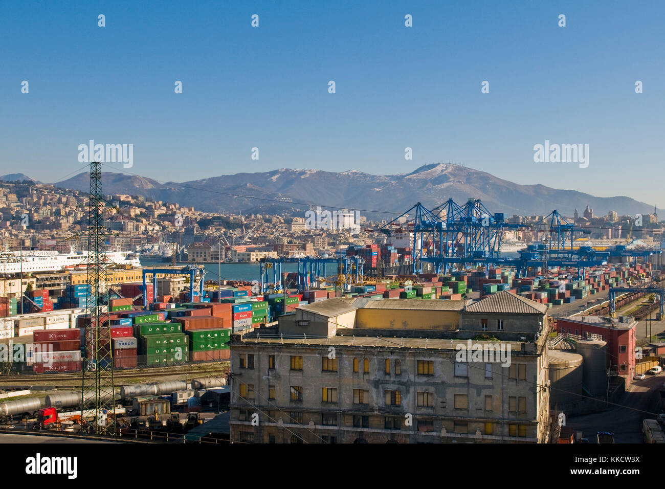 Il Seaport, Genova, Italia Foto Stock