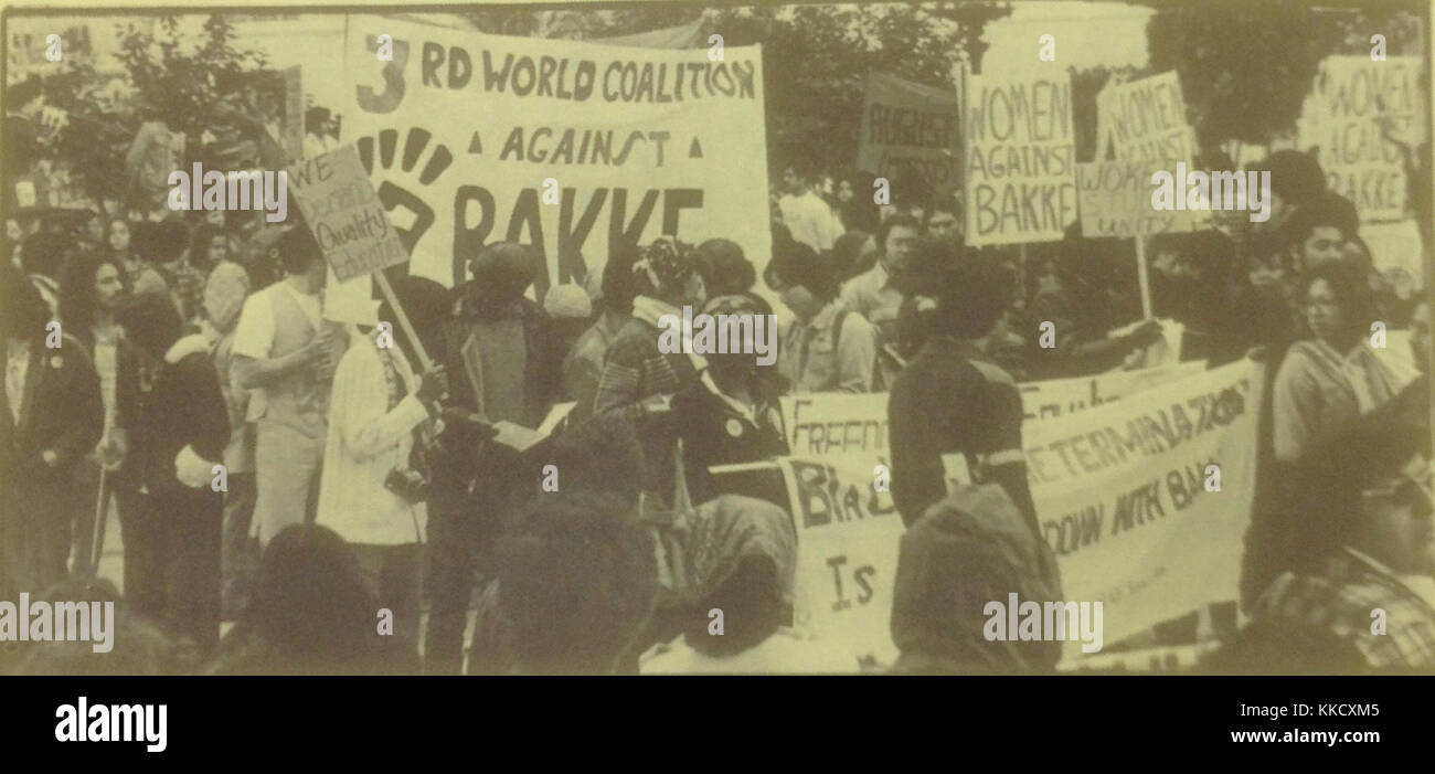 Bakke protesta 1 Foto Stock
