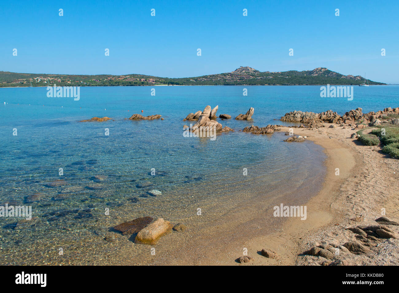 Cannigione Beach Arzachena Sardinia Italy Immagini