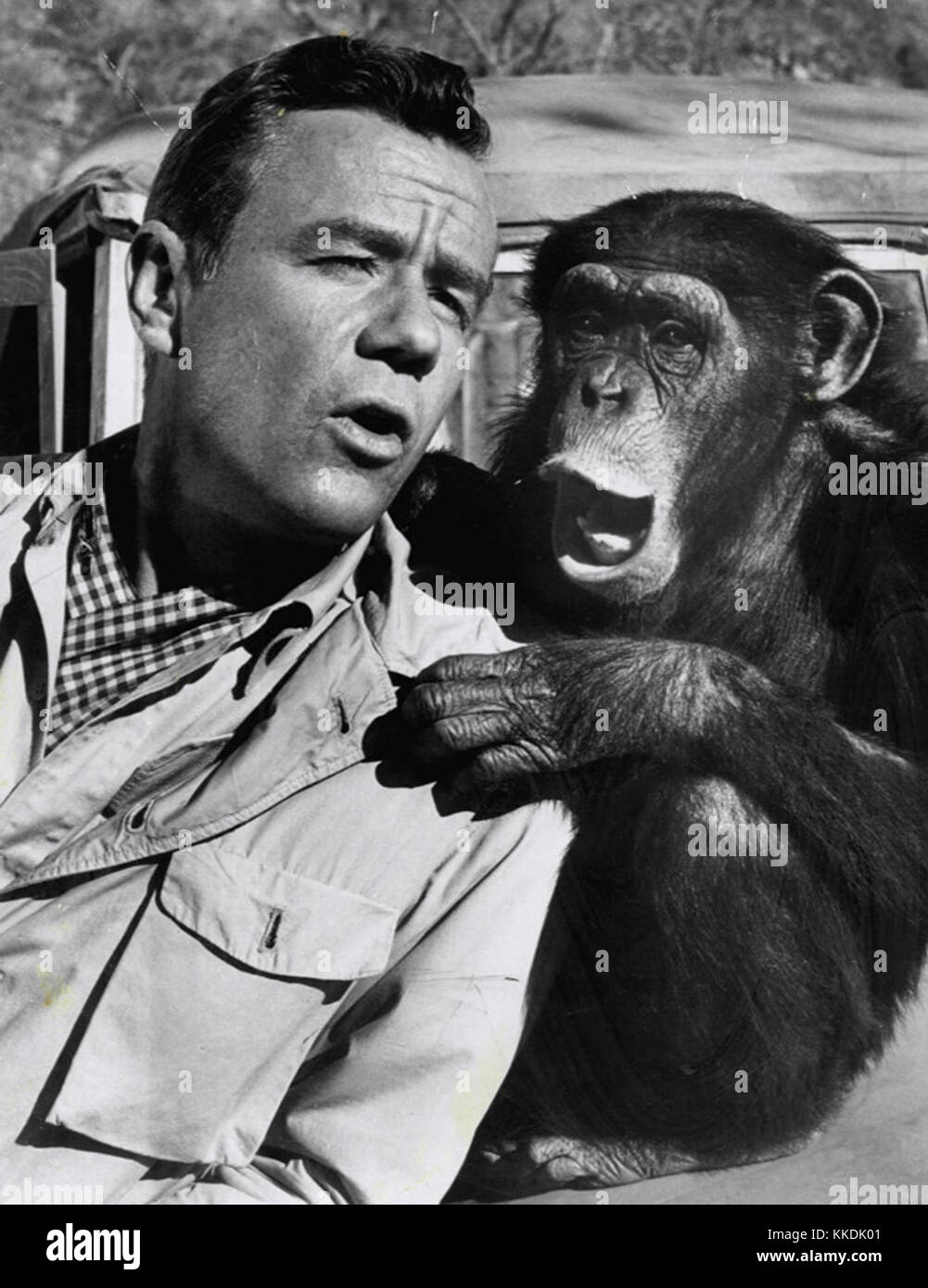 Marshall Thompson e Judy Daktari 1966 Foto Stock