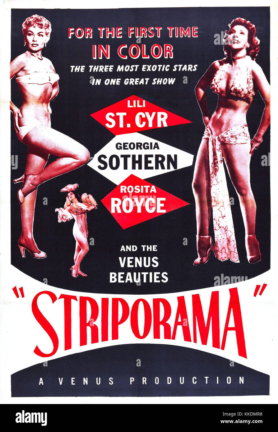 Striporama poster 02 Foto Stock