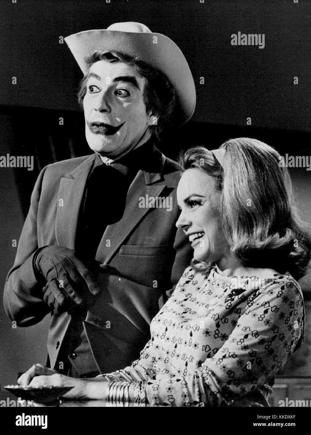 Cesar Romero Terry Moore Batman 1966 Foto Stock