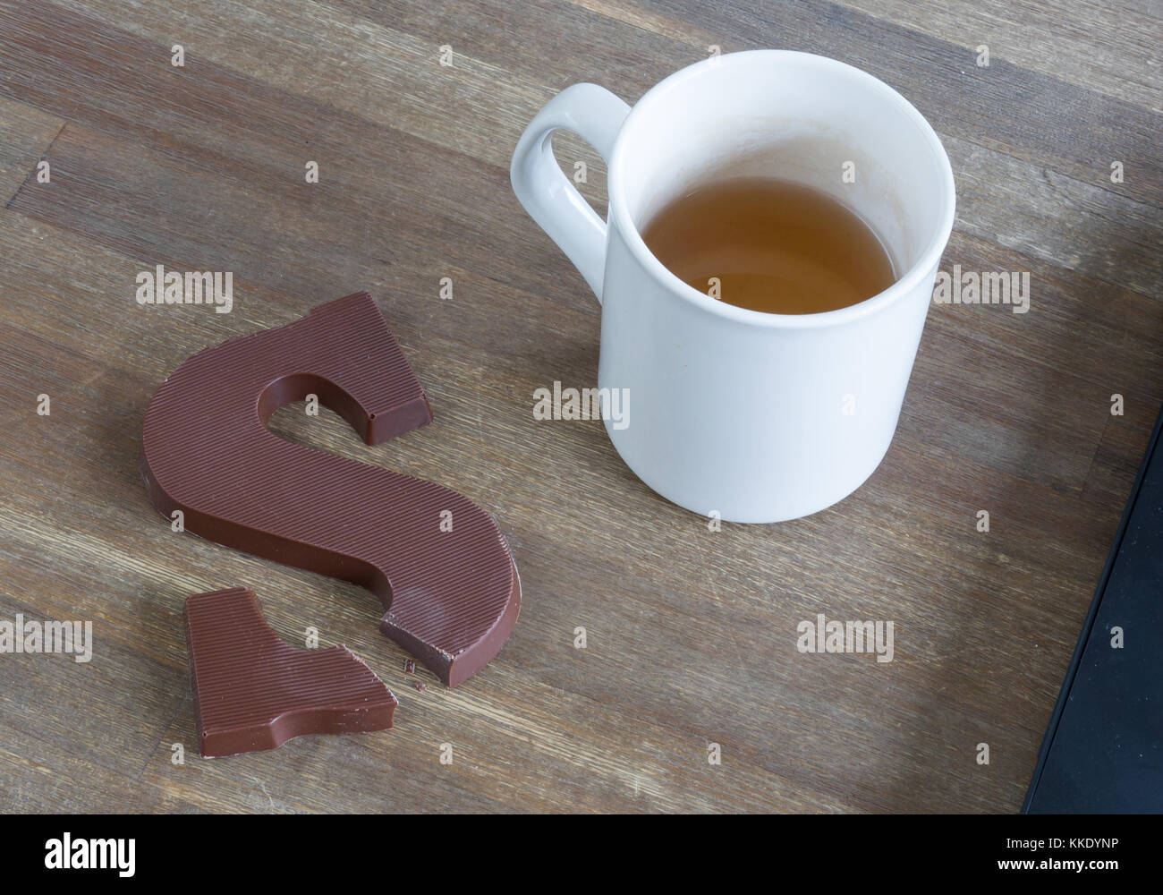 Chicche olandese, per il tradizionale olandese "vacanze interklaas', Lettera al cioccolato Foto Stock