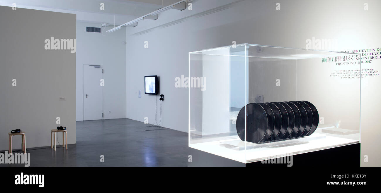 Secondo piano galleria della Casa di potere. Kindl Centro per l Arte Contemporanea, Berlino, Germania. Architetto: grisard'Architektur eth isa, 2017. Foto Stock