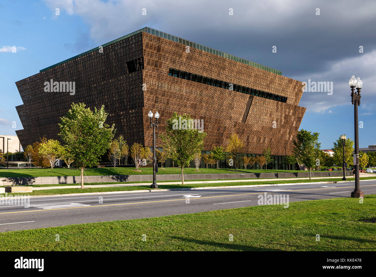 Lo Smithsonian National Museum of African American Storia e cultura, Washington, Distretto di Columbia USA Foto Stock