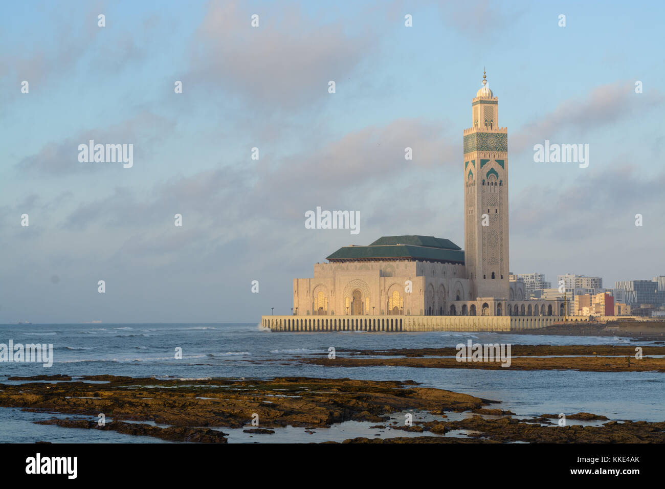 Moschea di Hassan II a Casablanca in Marocco Foto Stock