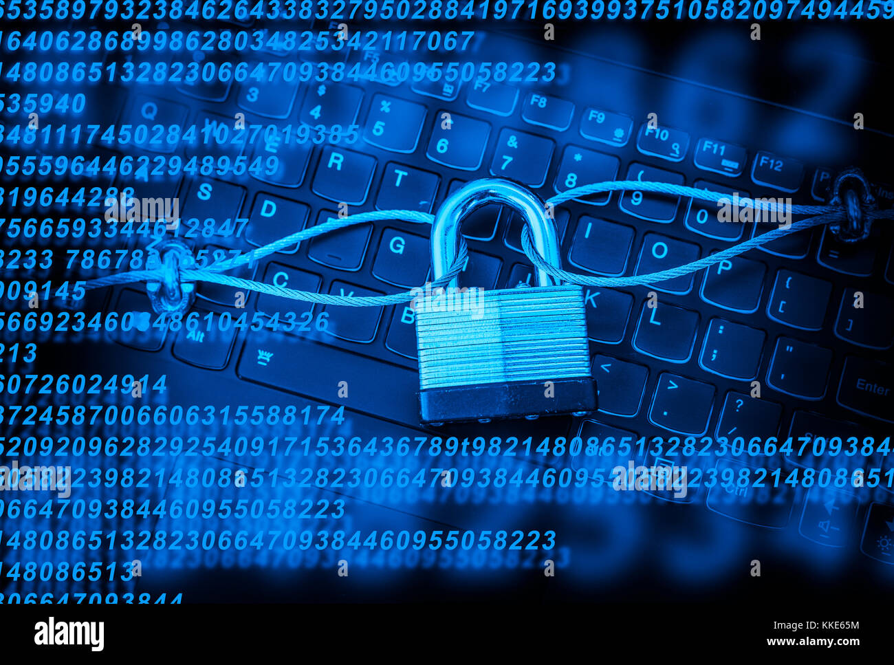 Sicurezza dei PC e la sicurezza Foto Stock