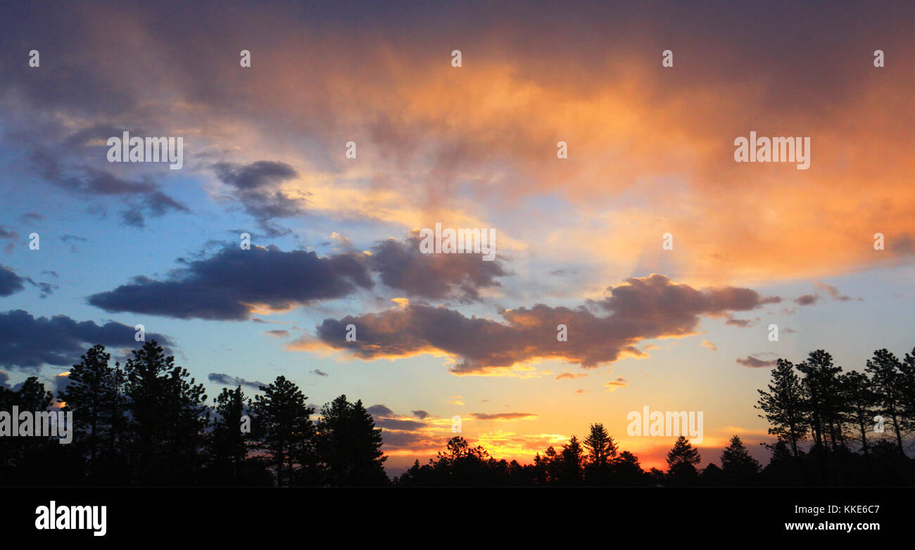 Bellissimo tramonto Foto Stock
