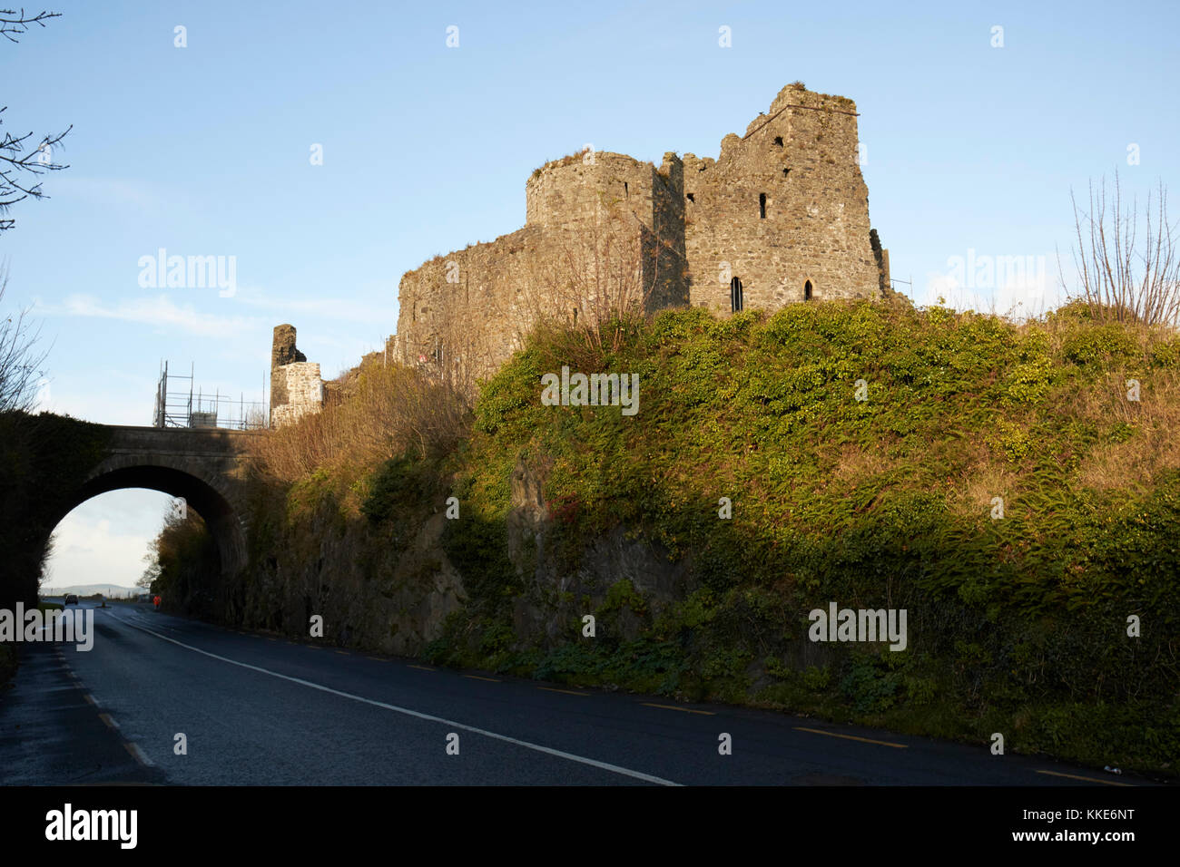 King Johns Castle carlingford County Louth Repubblica di Irlanda Foto Stock