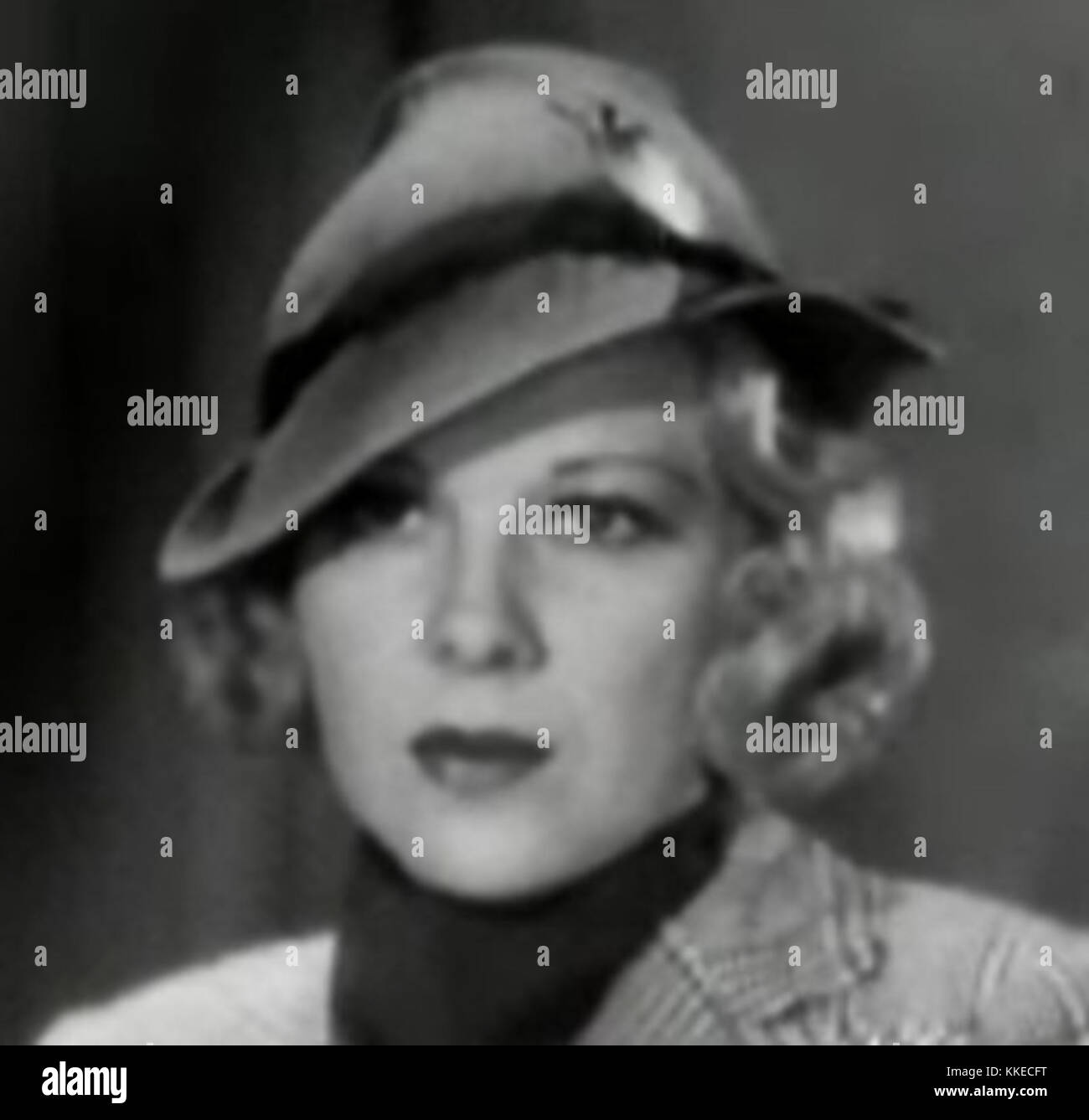 Glenda Farrell nella Smart bionda ritagliata per rimorchio Foto Stock