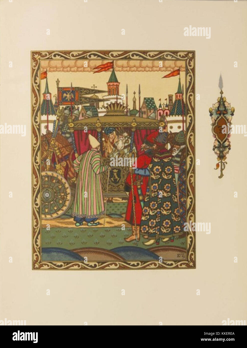 Boris Zvorykin è noto per il suo lavoro sull'opera "Golden Cockerel", una famosa opera russa. I suoi contributi alla produzione furono significativi in termini di progettazione e direzione. Foto Stock