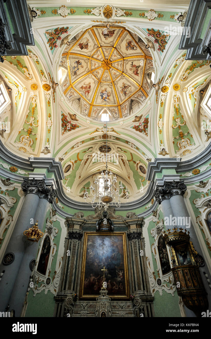Italia, Basilicata, Matera, chiesa del Purgatorio Foto Stock