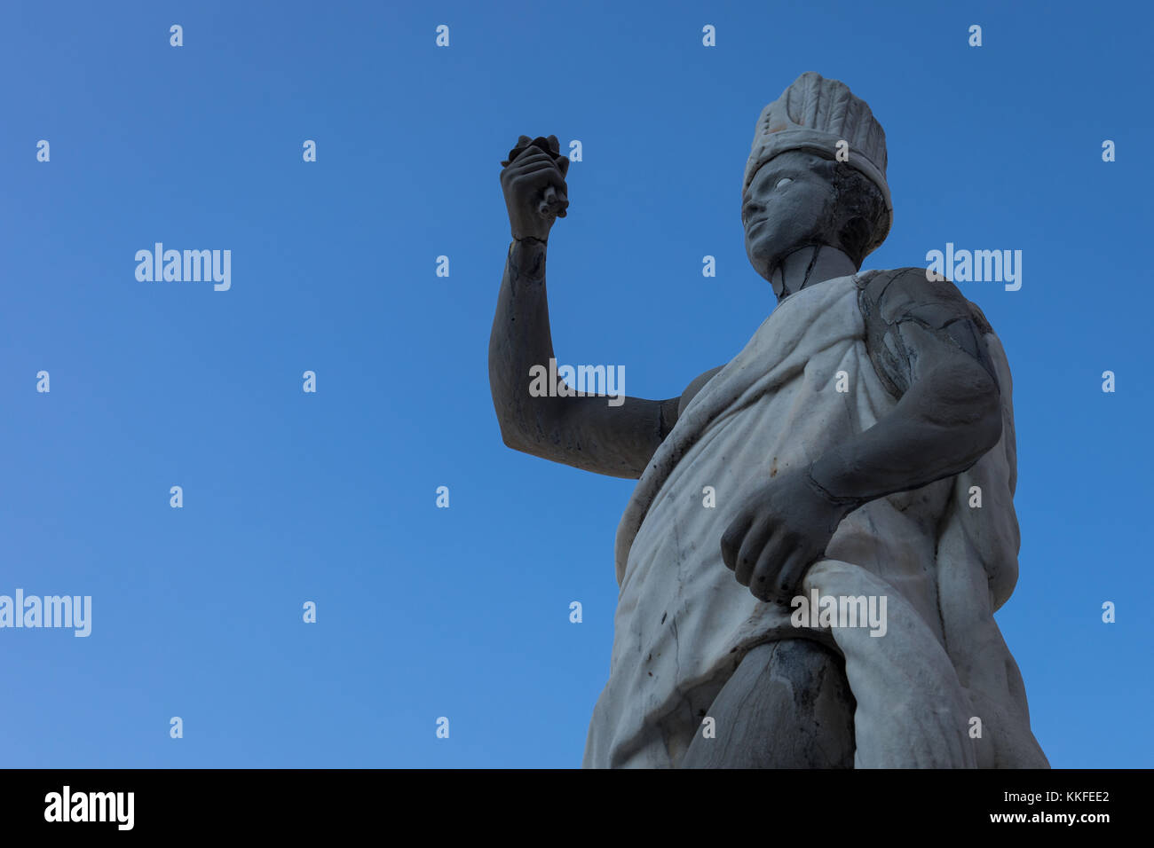 Dettaglio della Fontana dei quattro continenti (Fontana dei quattro continenti), Trieste, Friuli Venezia Giulia, Italia Foto Stock